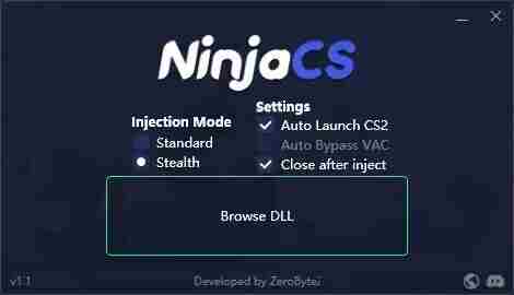CS2-Ninjav1.4注入器绕过VAC绕过隐形注入